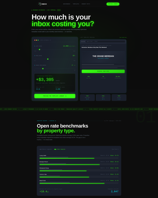 Inbox - High-Performance Hospitality Landing Page Template
