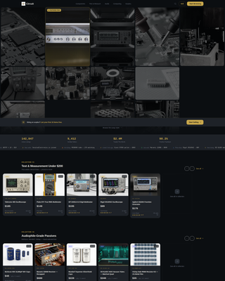 Bazaar - Discovery Electronics Landing Page Template