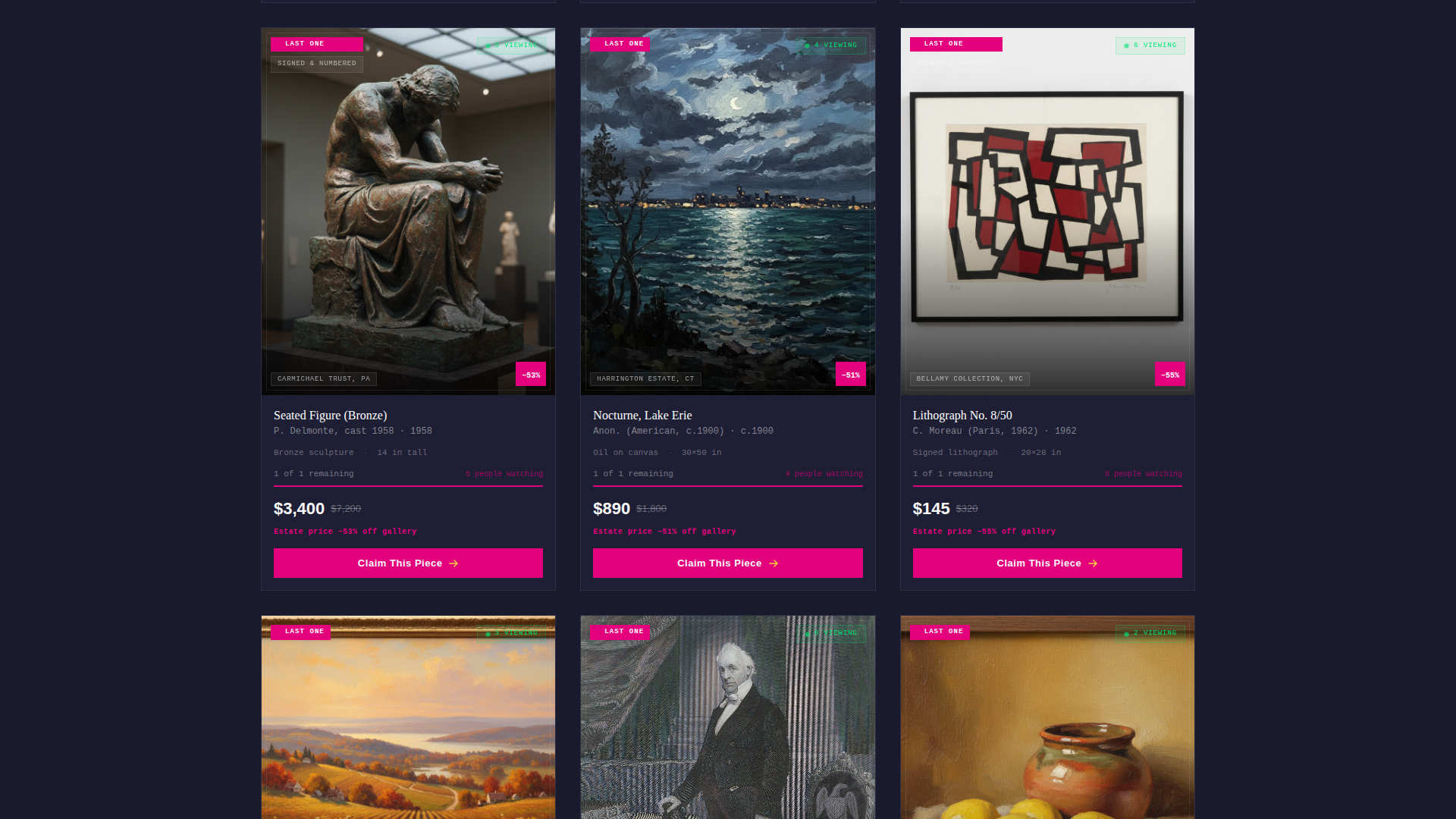Catalog - Urgent Estateart Landing Page Template