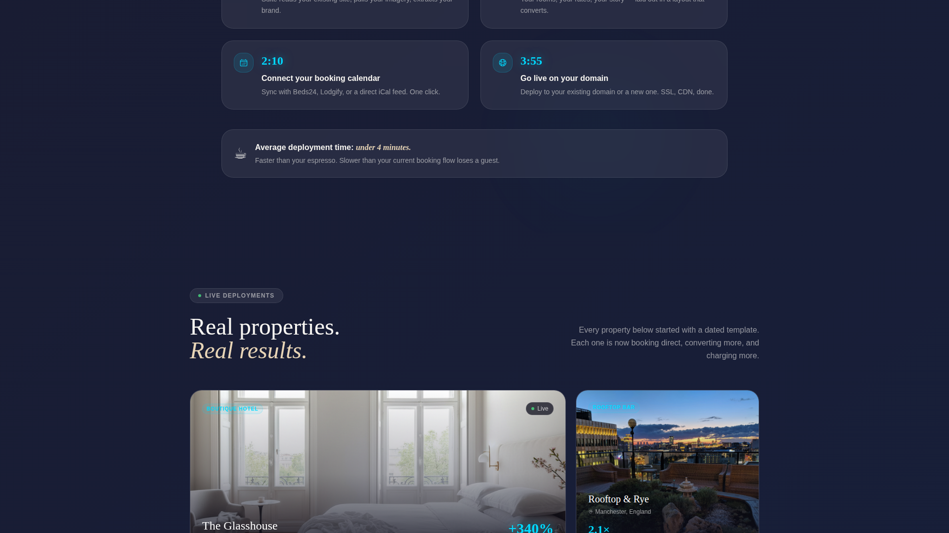Refined Luxury Landing Page Template