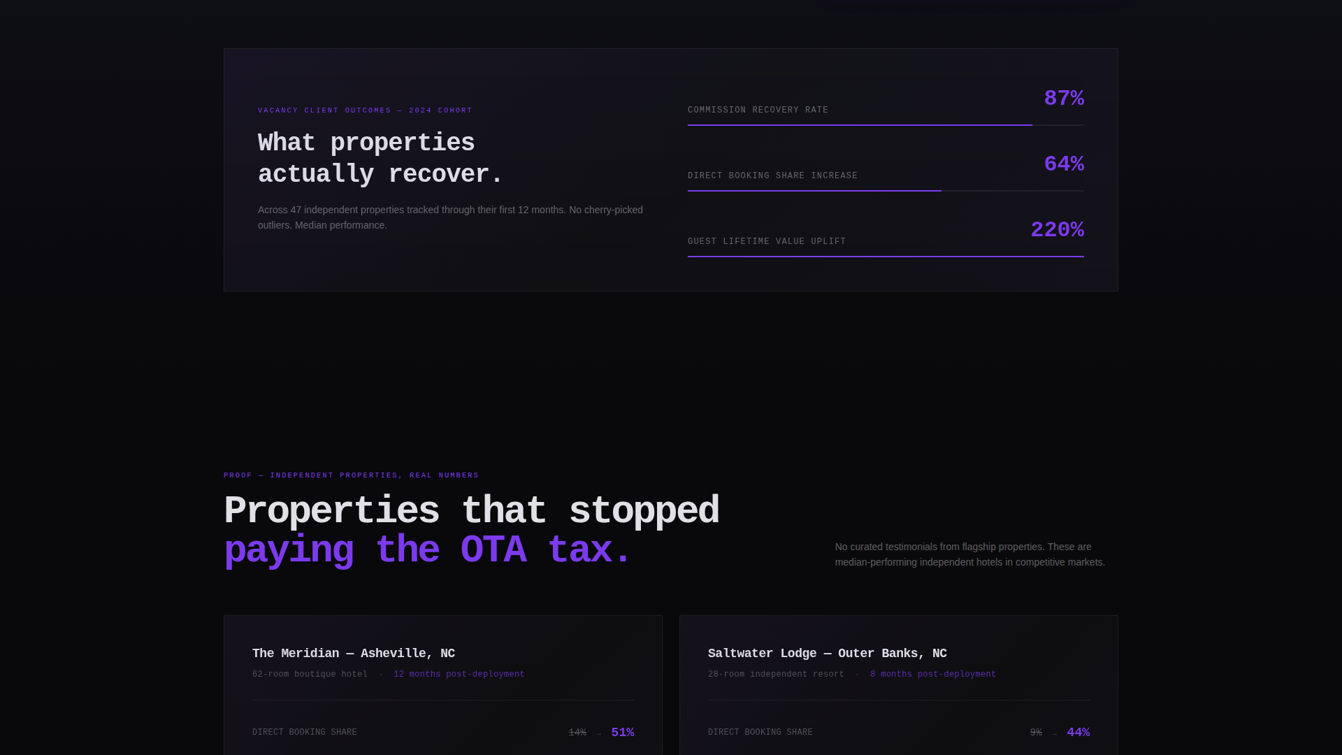 Hotel Direct Booking Conversion Website Template