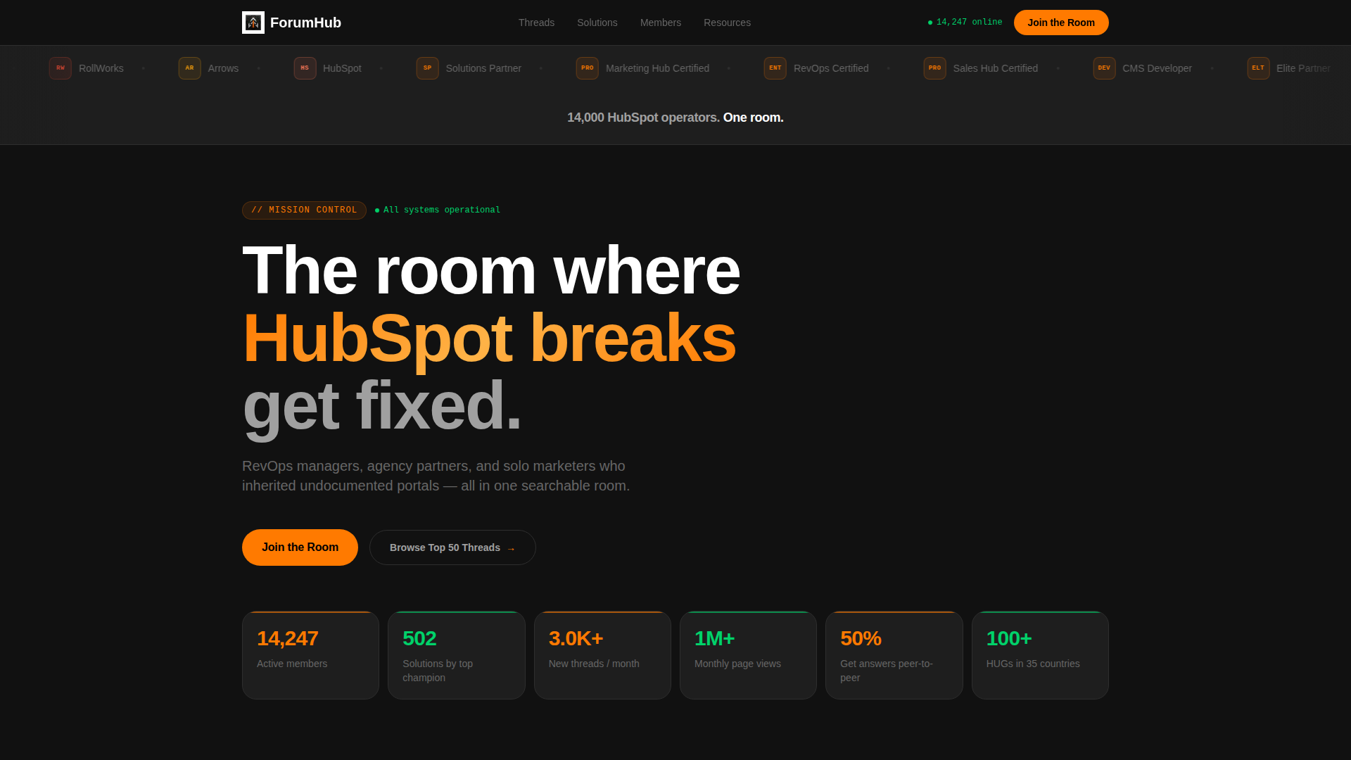 Powerful Community | Free Website Template | Rocket