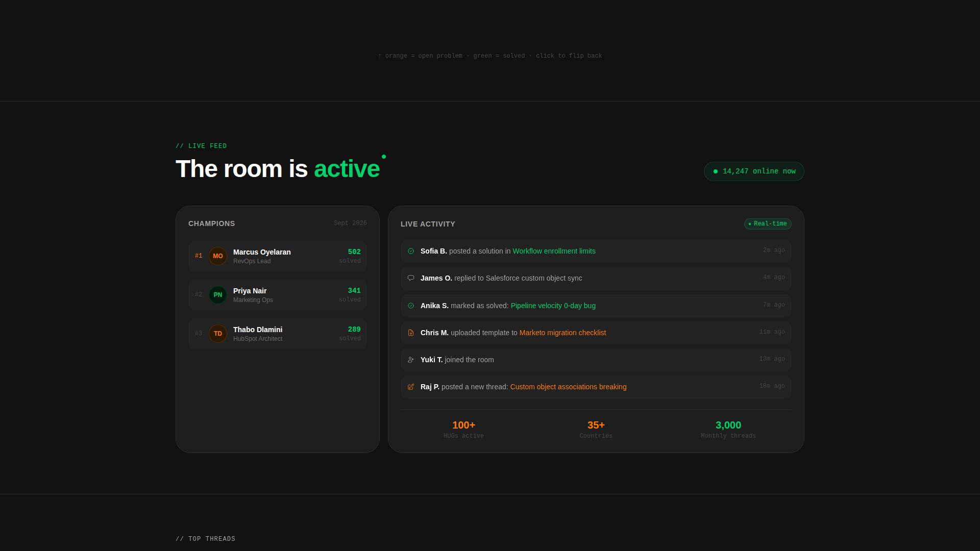 Powerful Community | Free Website Template | Rocket