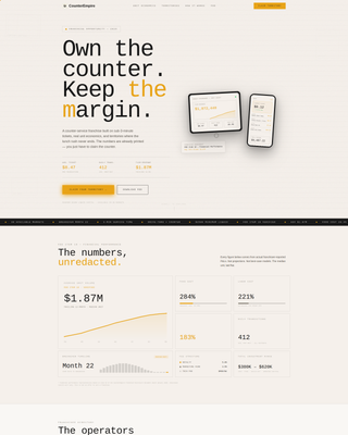 Franchise Business Professional Website Template