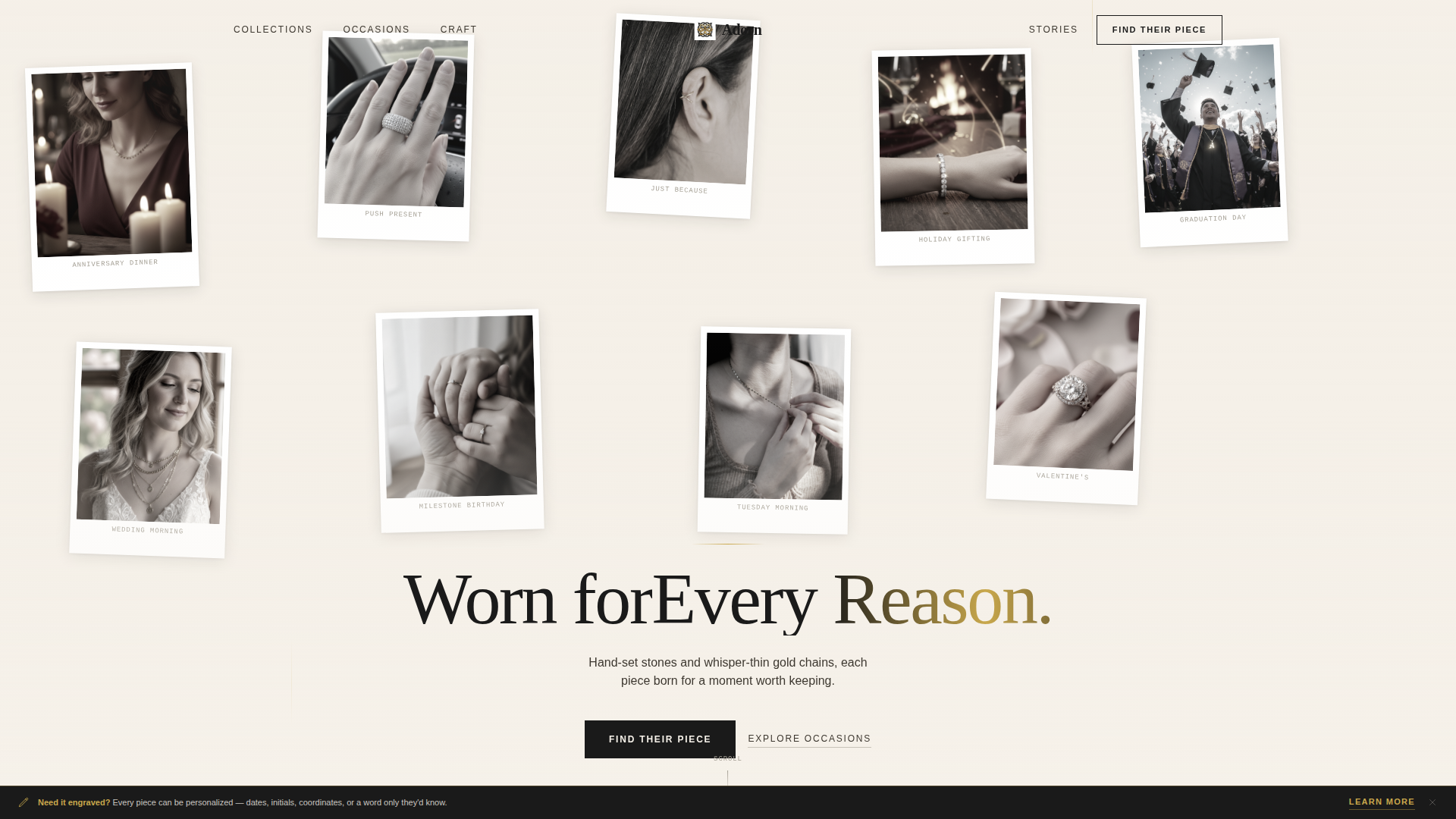Jewelry & Accessories Store Professional Website Template
