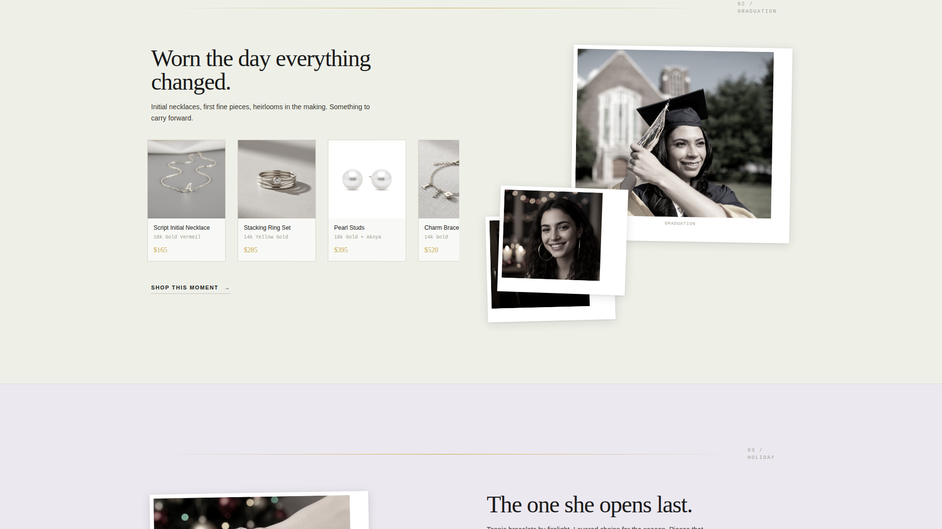 Jewelry & Accessories Store Professional Website Template