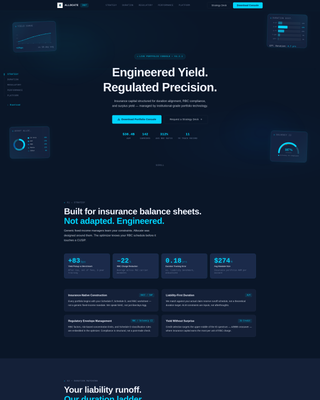 Allocate - Precision Insurance Landing Page Template