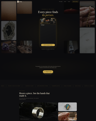 Clasp - Exquisite Jewelry Landing Page Template