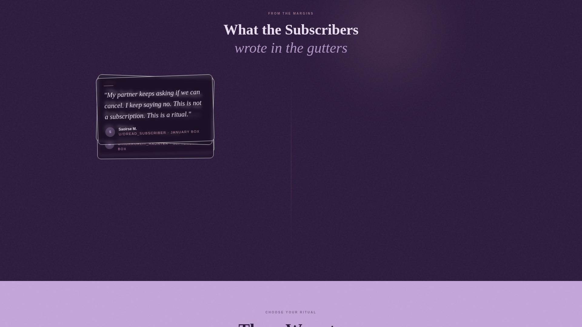 Subscription Box Services Pre-Launch & Coming Soon Website Template