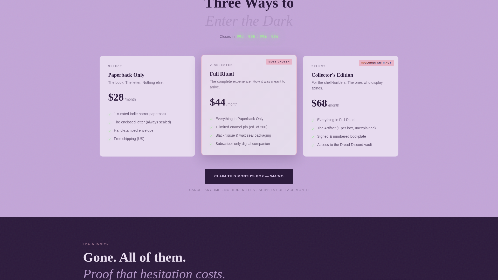 Subscription Box Services Pre-Launch & Coming Soon Website Template