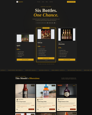 Capsaicin - Fiery Subscription Landing Page Template