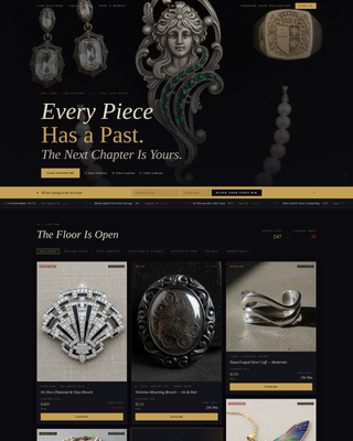 Bid - Captivating Jewelry Landing Page Template
