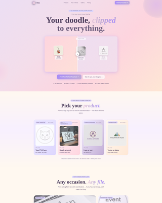 Clasp - Vibrant Keychain Landing Page Template