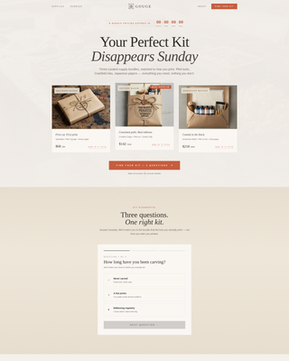 Local Hobby & Passion Supplies Portfolio & Case Study Website Template
