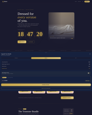 Bloom - Luxurious Maternity Landing Page Template