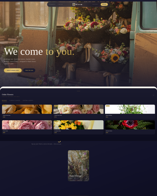 Bloom - Luxurious Florist Landing Page Template