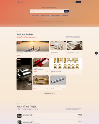 Balsa - Curated Hobby Landing Page Template