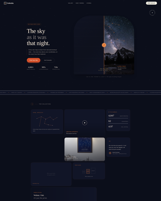 Celestia - Enchanting Starmap Landing Page Template