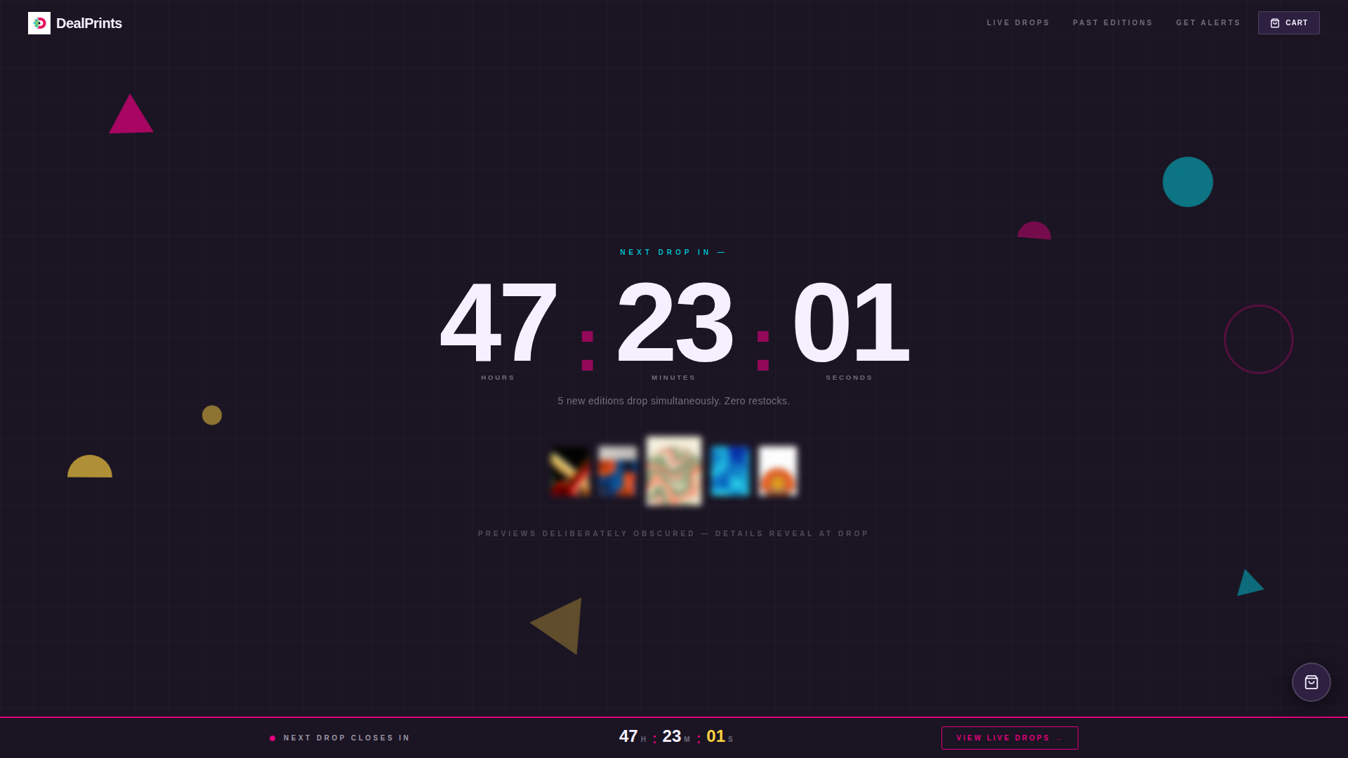 Dealprints - Electrifying Artedition Landing Page Template