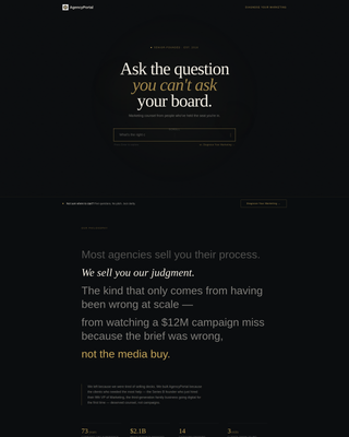 Founding - Elite Agency Landing Page Template