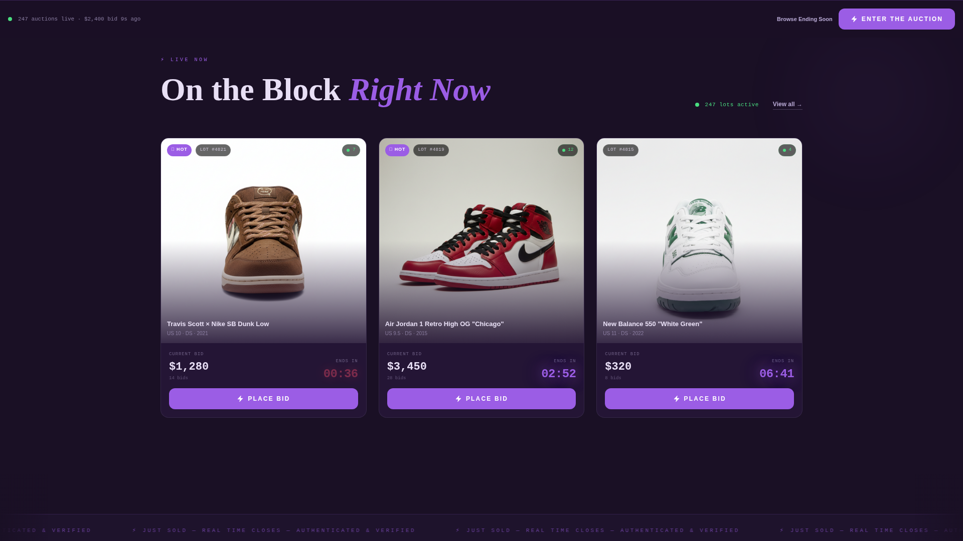 Certified Auction Platforms & Types Pre-Launch & Coming Soon Website Template