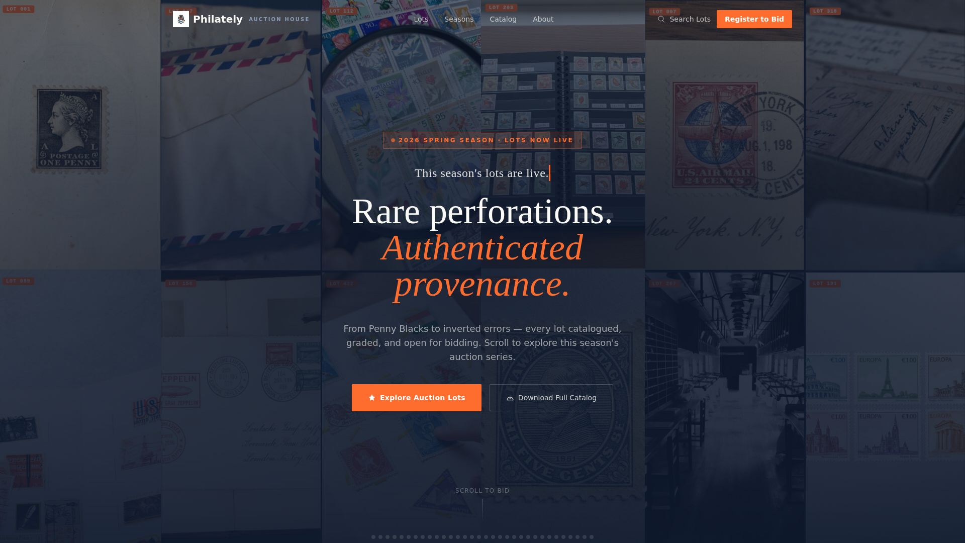 Auction Platforms & Types Pre-Launch & Coming Soon Website Template