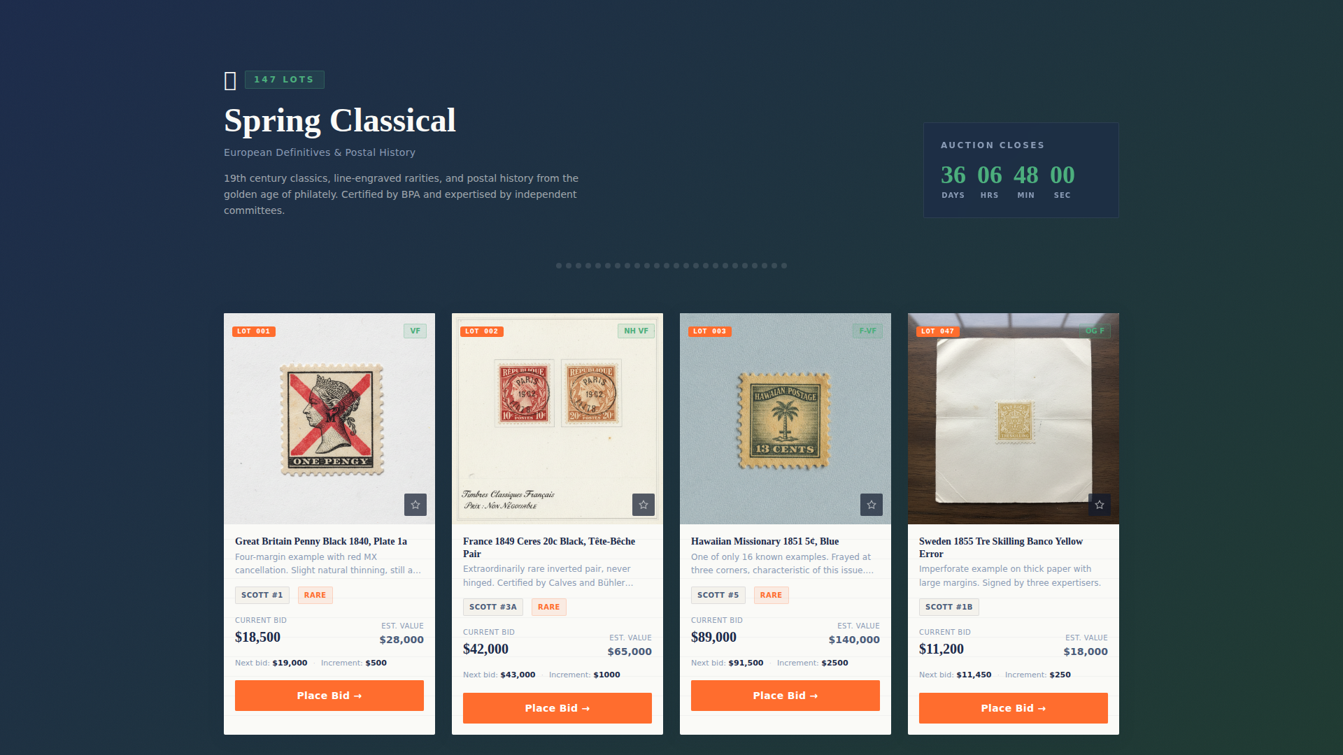 Auction Platforms & Types Pre-Launch & Coming Soon Website Template