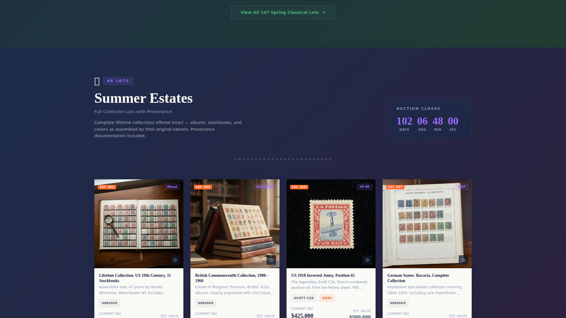 Auction Platforms & Types Pre-Launch & Coming Soon Website Template
