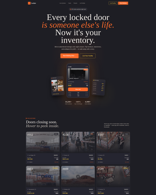 Advanced Auction Platforms & Types Professional Website Template