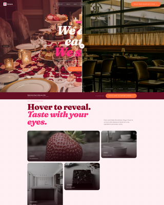 Amore - Irresistible Catering Landing Page Template