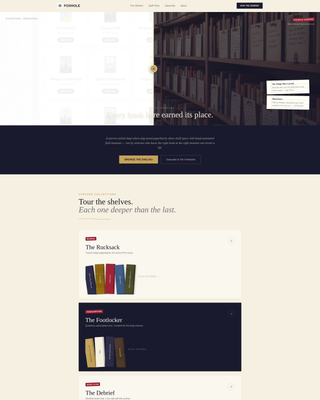 Foxhole - Curated Veteranowned Landing Page Template