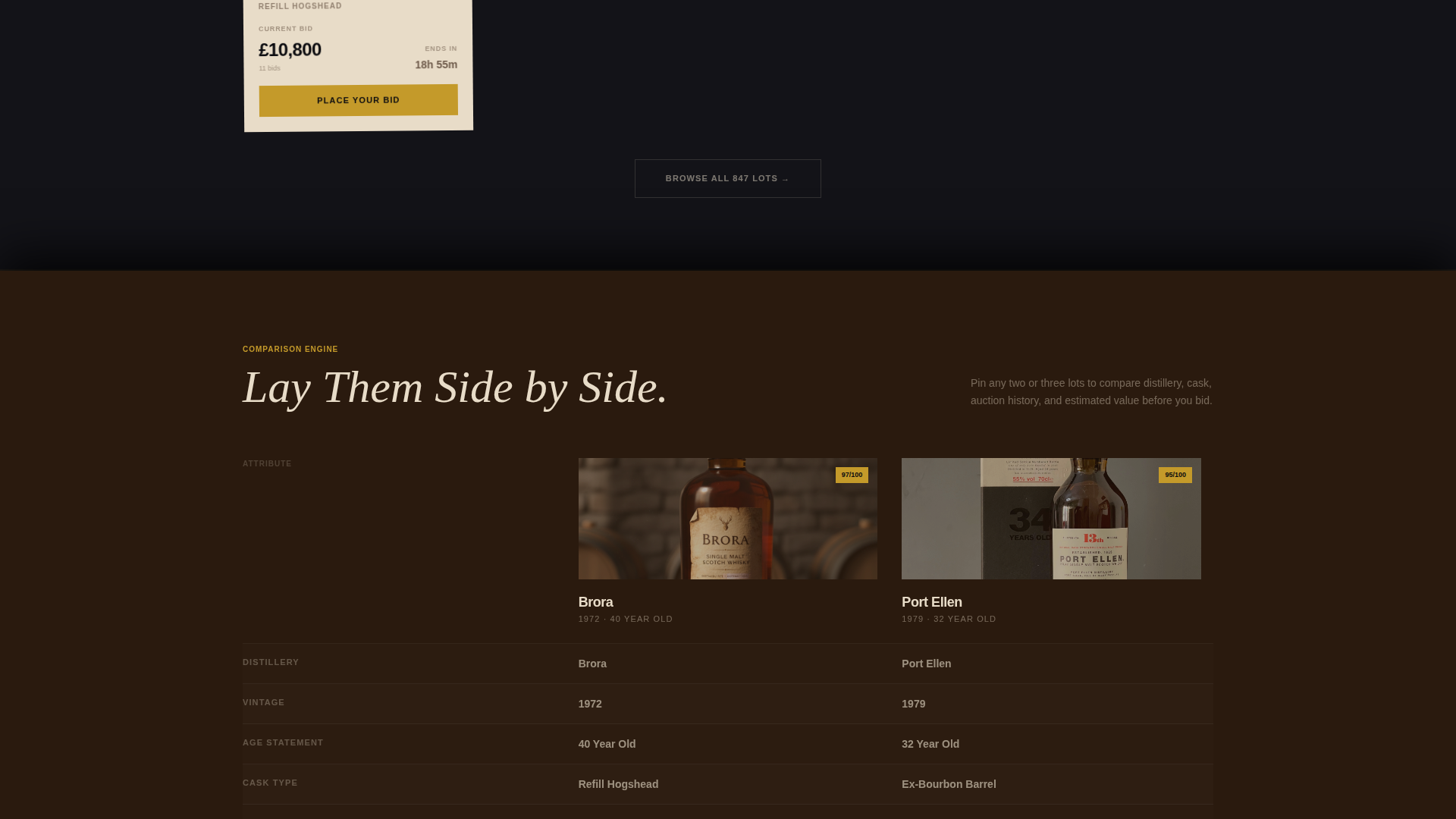 Auction Platforms & Types Comparison Website Template