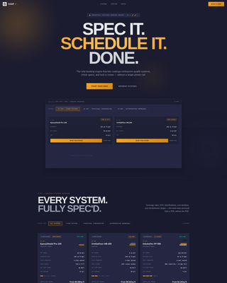Industrial Coatings Booking Landing Page Template