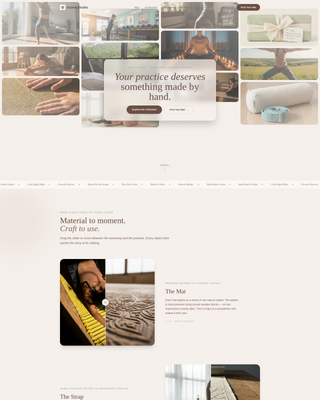 Asana - Handcrafted Yoga Landing Page Template