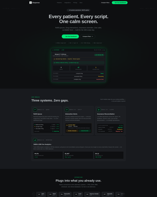 Apothecary — Expert Prescription Fulfillment Landing Page Template