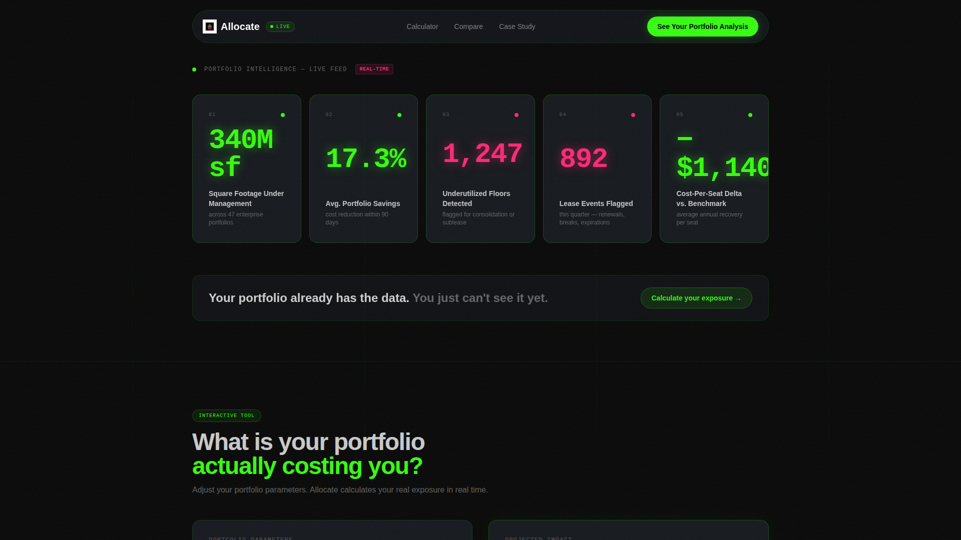 PropTech Startup Cost Calculator Website Template