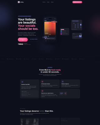 Listing - Stunning Realestate Landing Page Template