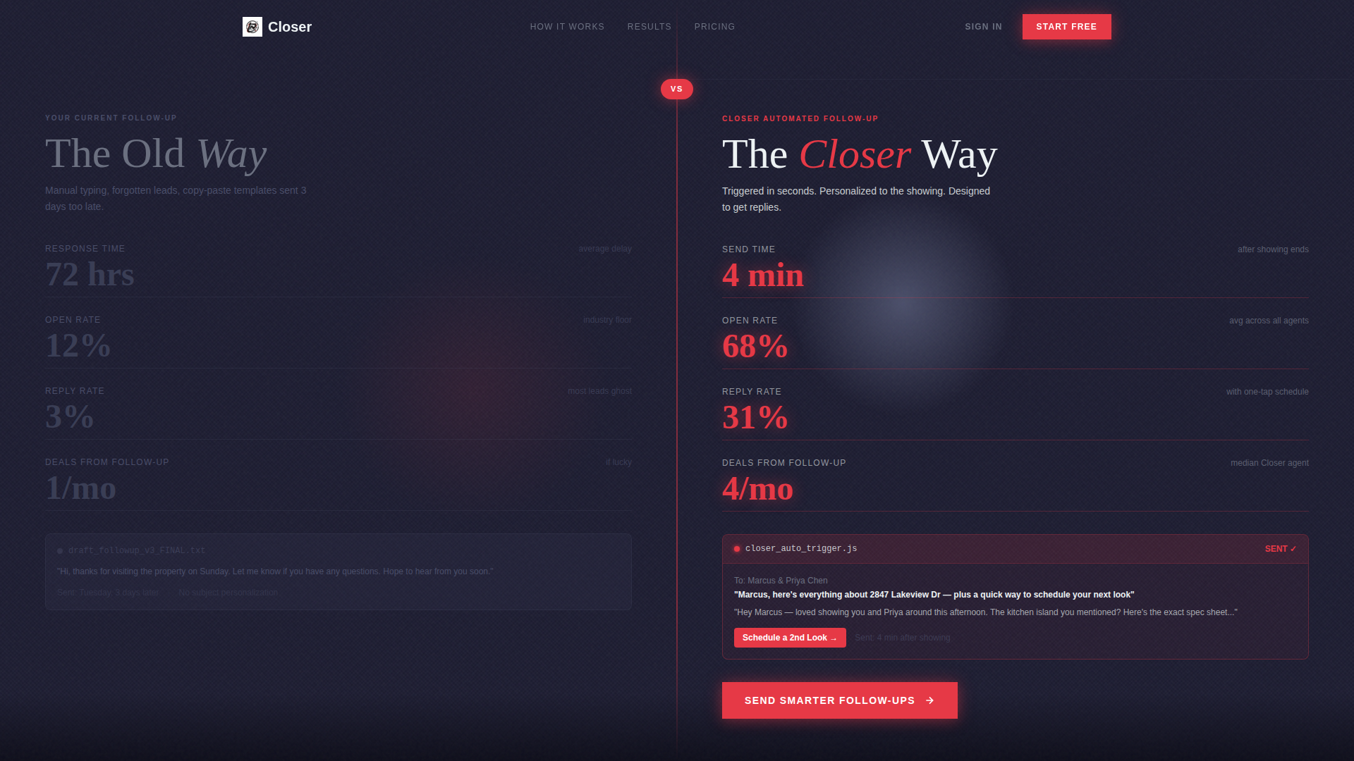 Accelerant — Strategic Follow Up Landing Page Template