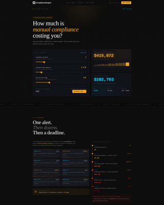 Comply - Automated Regtech Landing Page Template