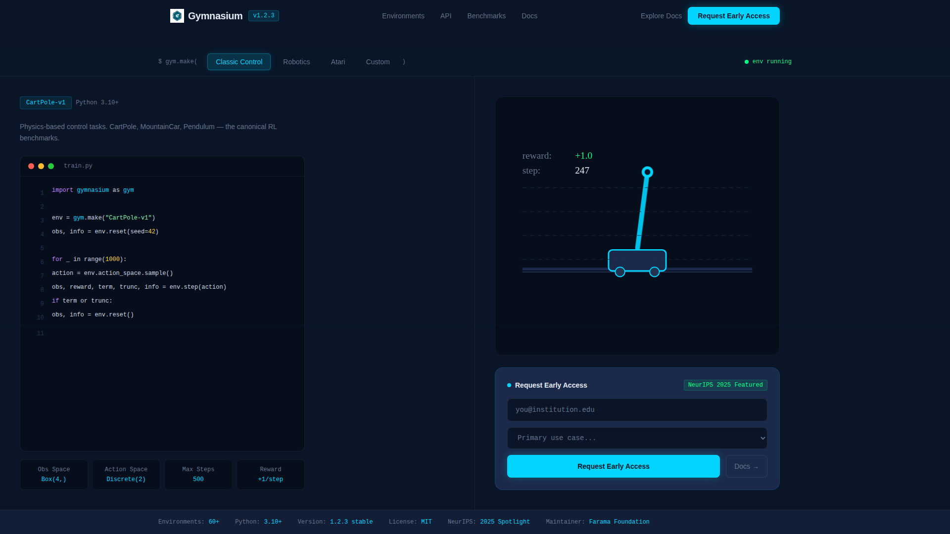 Agent — ML Training Platform Landing Page Template