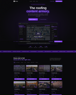 Apex — Roofing Solutions Landing Page Template