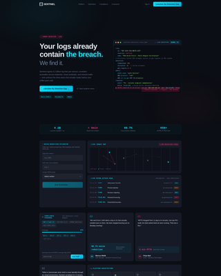 Aegis — Cyber Defense Landing Page Template