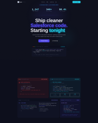 Apex - Dynamic Salesforce Landing Page Template