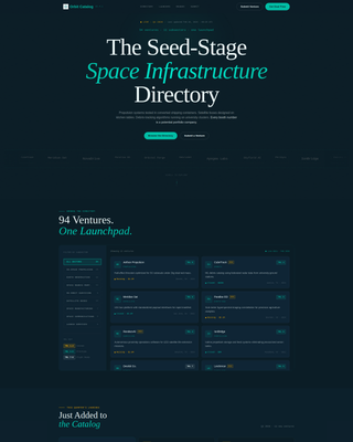 Orbit - Curated Spacetech Landing Page Template