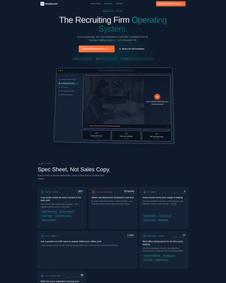 Headcount - Powerful Recruiting Landing Page Template