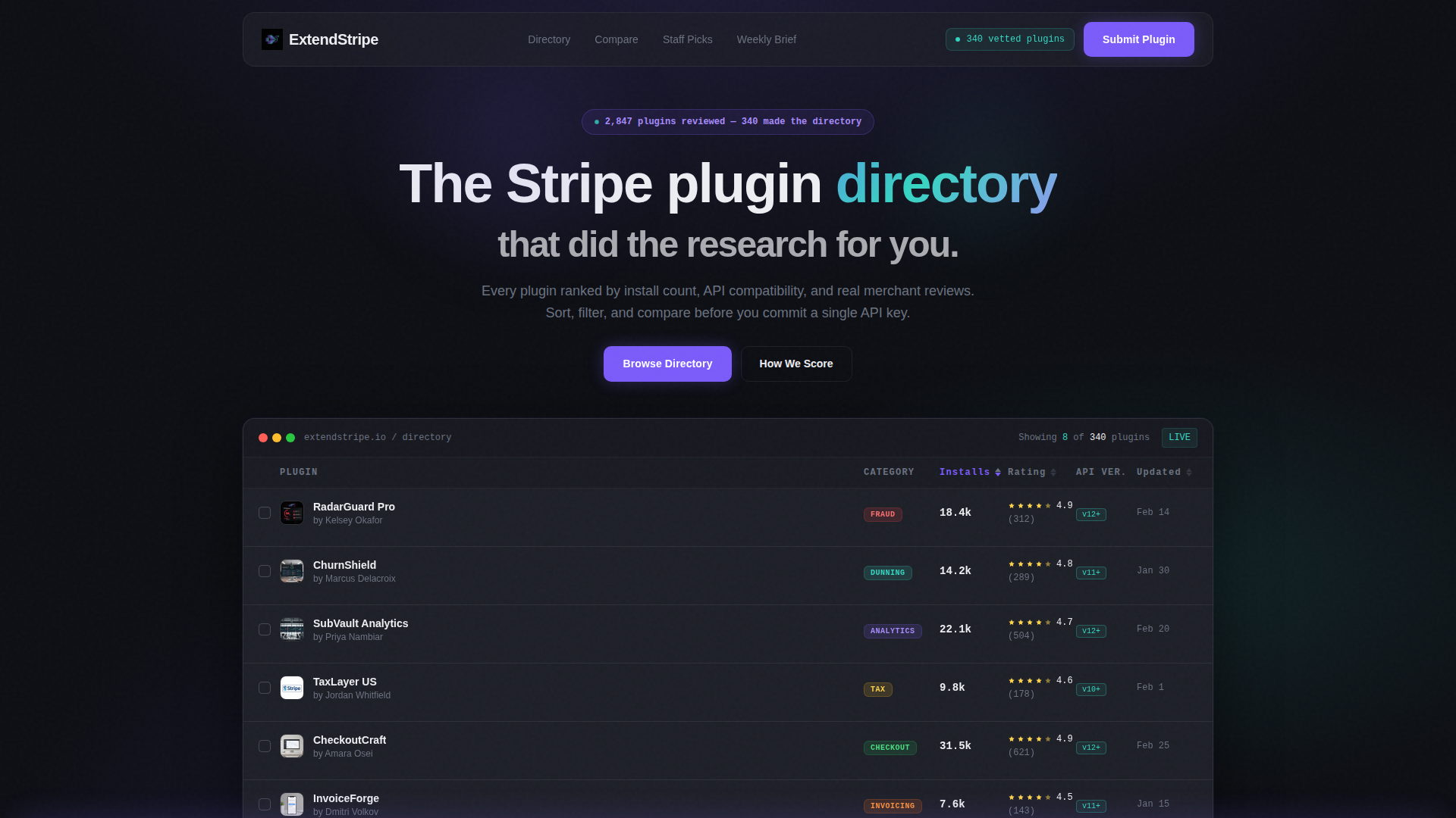 Add-On — Developer Extension Landing Page Template