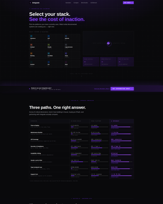 Integrate - Powerful System Integration Landing Page Template