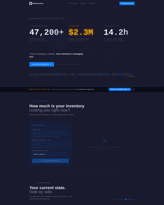NetInventory - Powerful Telecom Landing Page Template