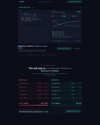 Adapt — ML Transfer Learning Landing Page Template