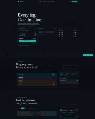 Itinerary - Seamless Travel Landing Page Template